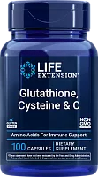 										Life Glutathione, Cysteine & C 100 капсул									