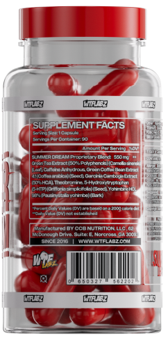WTF SUMMER DREAM / Жиросжигатель 90 капсул фото 2