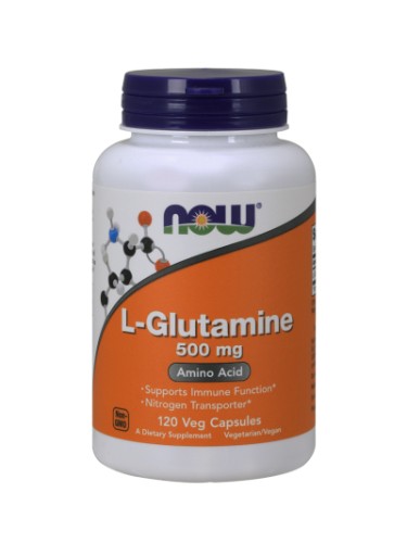 NOW L-Glutamine 500 mg, 120 caps