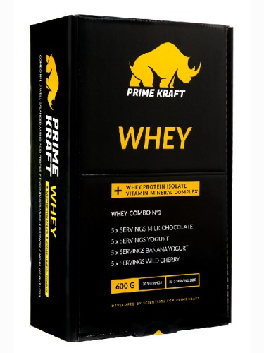Prime Kraft Whey combo №1 (20 serving), 600 g