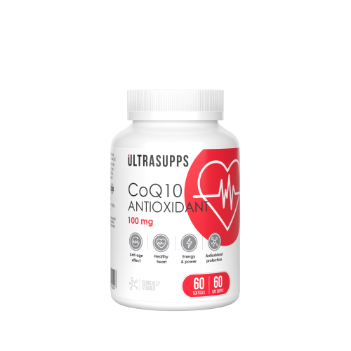 Ultrasupps CoQ10 Antioxidant 100 мг 60 капсул