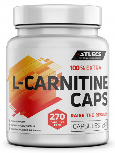 Atlecs L-carnitine, 270 капс.