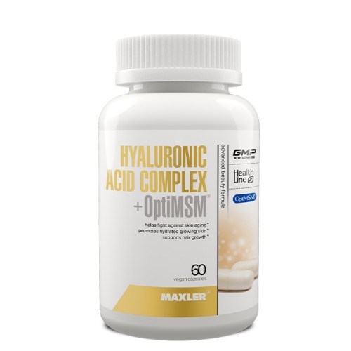 Maxler Hyaluronic Acid + OptiMSM 60 капсул