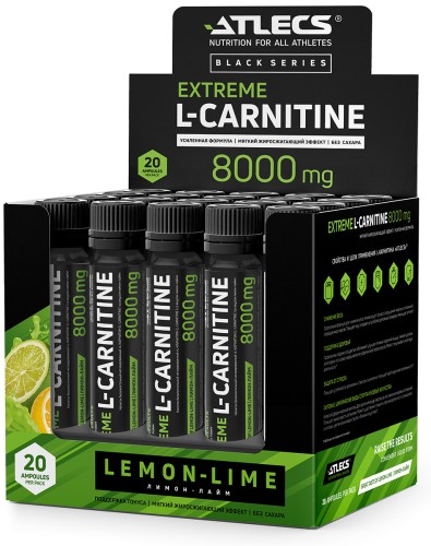 Atlecs L-carnitine 8000 мг., 25 мл. фото 8