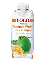 Кокосовая вода FOCO, 330 мл
