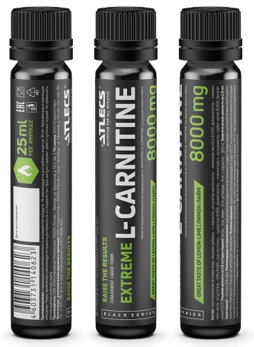 Atlecs L-carnitine 8000 мг., 25 мл. фото 9