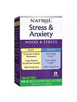 Natrol Stress & Anxiety Day & Nite, 30+30 tabs 